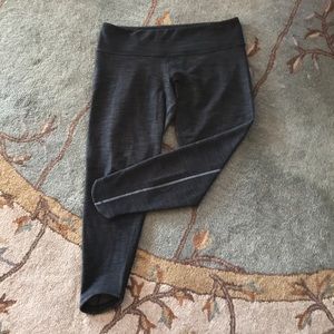 Dark gray long lulu lemon leggings